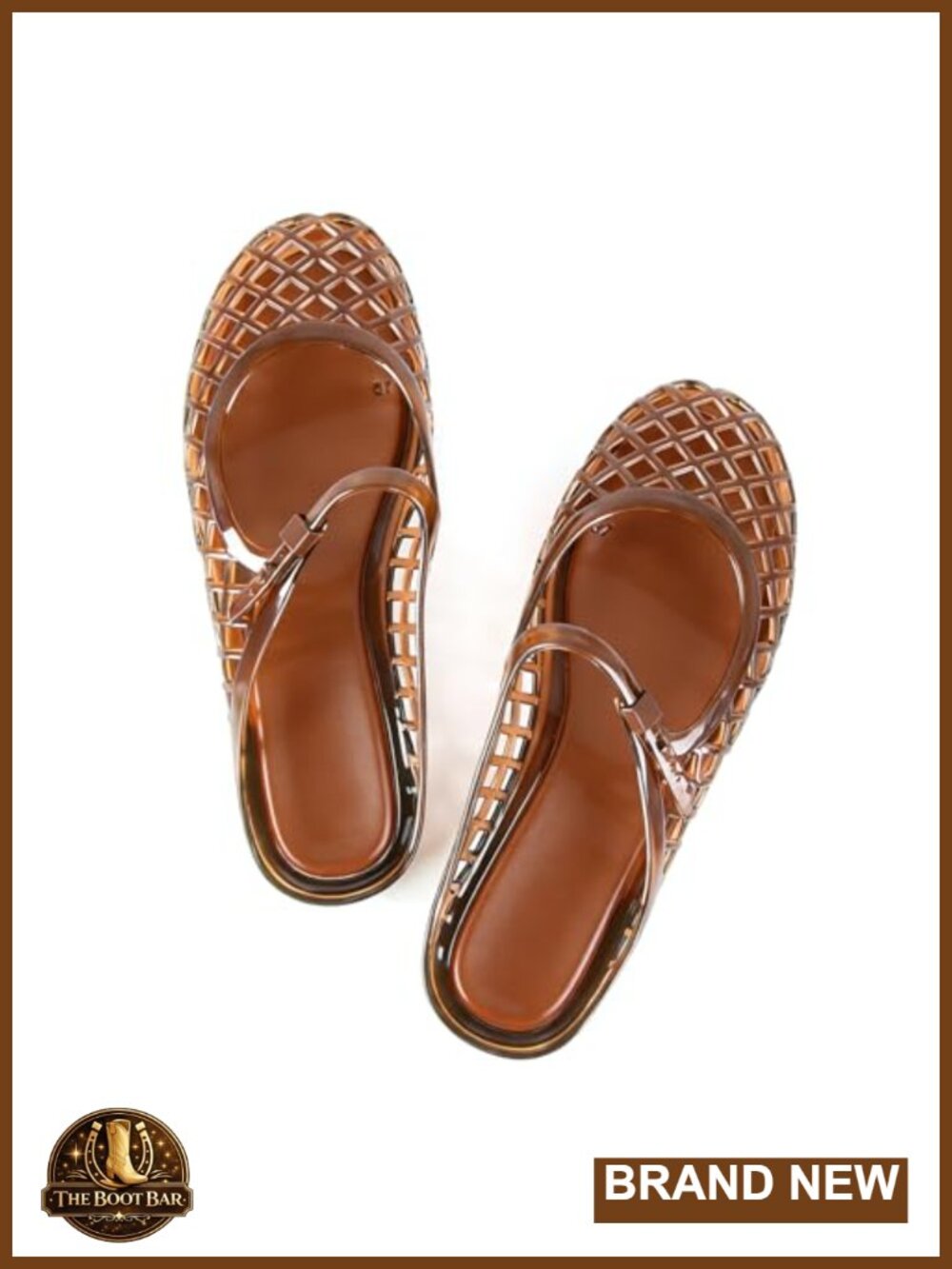 Clear Jelly Sandals: Closed Toe Slingback Flats - Water-Friendly Summer Beach